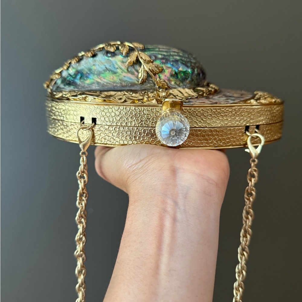 Elegant Gold and Iridescent Clutch - Picture 4 of 10